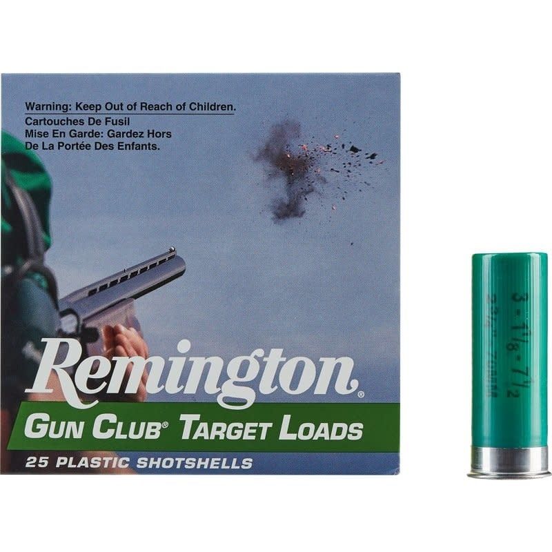 REM GUN CLUB TARGET LOAD 12GA 2-3/4" 1-1/8oz #7.5