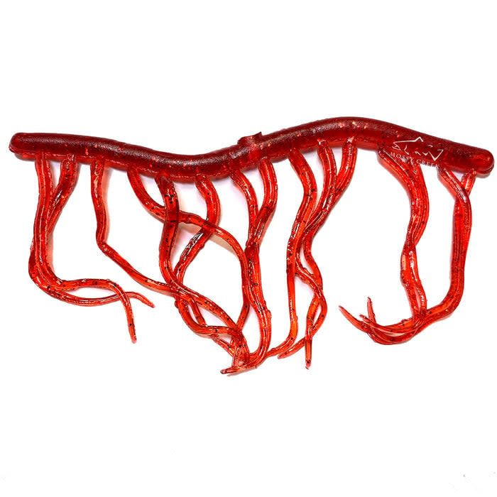 HARE MINI SQUIGGLE WORMS RED