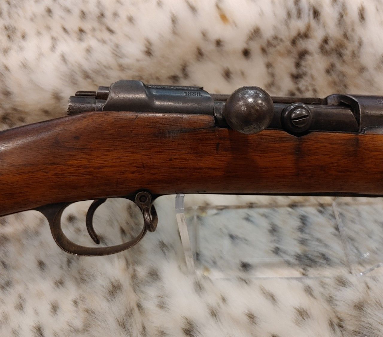 USED I.G GEWEHR M71/84 1888 7.2X57 WOOD BOLT