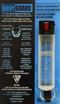 BG PROTECTIVE DOG REPELLENT 20g W/ QUICK RELEASE