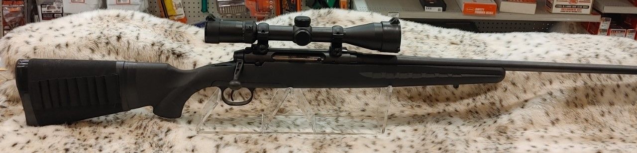 USED SAV AXIS II 22-250 BLK SYN BOLT