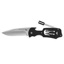 KER SELECT FIRE MULTI TOOL SS/BLK FOLDING KNIFE