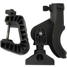 SCOT #389 BAITCAST ROD HOLDER W/ CLAMP MOUNT