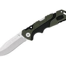 BK PURSUIT FOLDING KNIFE SS/BLK/OD GRN W/ SHEATH