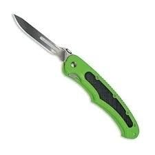 HAV PIRANTA BOLT #60A 7-3/8" FOLDING KNIFE LIME/BLACK W/ SHEATH