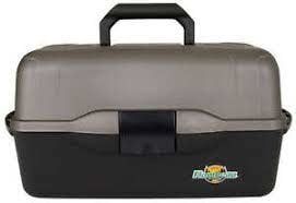 FLAM 2137B XL 3-TRAY TACKLE BOX CHARCOAL
