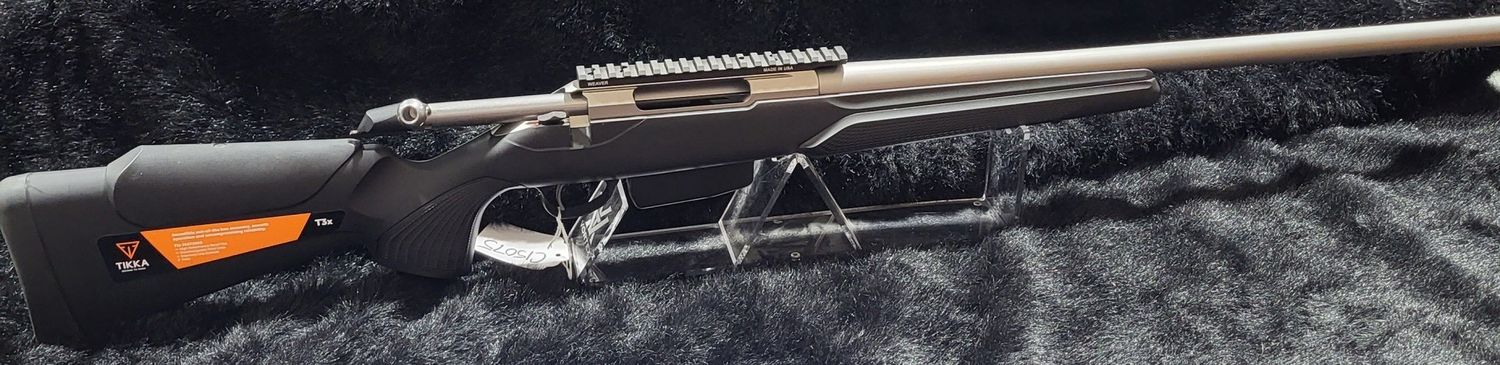 CONSIGN TIKKA T3X VARMINT 6.5CREEDMOOR BLACK/SS SYN BOLT