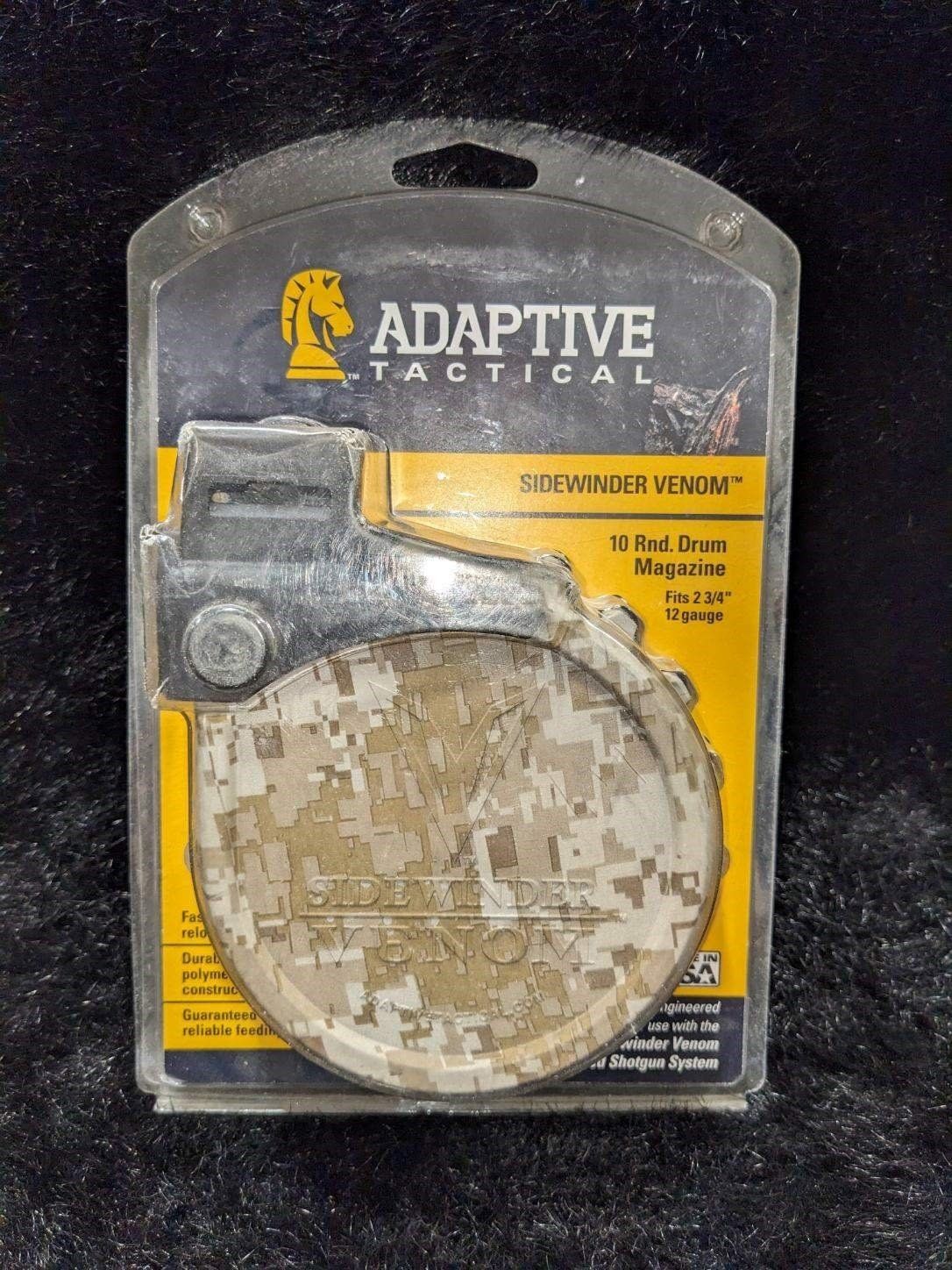 AT SIDEWINDER VENOM 12GA 10RND DRUM MAGAZINE DIG CAMO