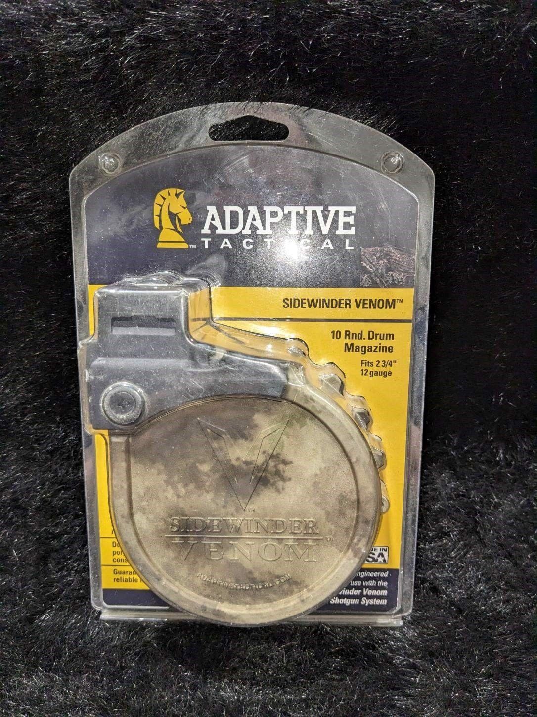 AT SIDEWINDER VENOM 12GA 10RND DRUM MAGAZINE CAMO
