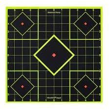 BWC SHOOT-N-C SIGHT IN 8&quot; SQUARE TARGET 6PK