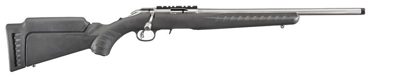 RUGER AMERICAN SYNTHETIC BOLT 17HMR STAINLESS 18" RH