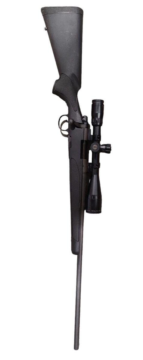 USED REM 700 SPS 243WIN BLACK BOLT PKG W/ BUSH 3200 TAC 5-15X40