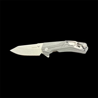 KER DRIVETRAIN SS/BLK FOLDING KNIFE