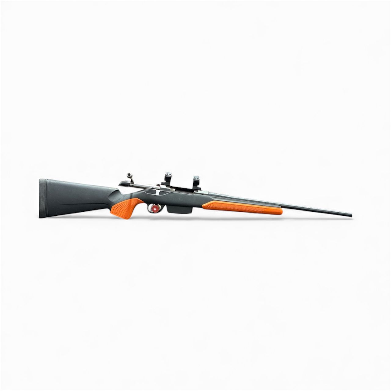 USED TIKKA T3X 6.5PRC BLACK/ORANGE SYN BOLT ACTION W/ RINGS