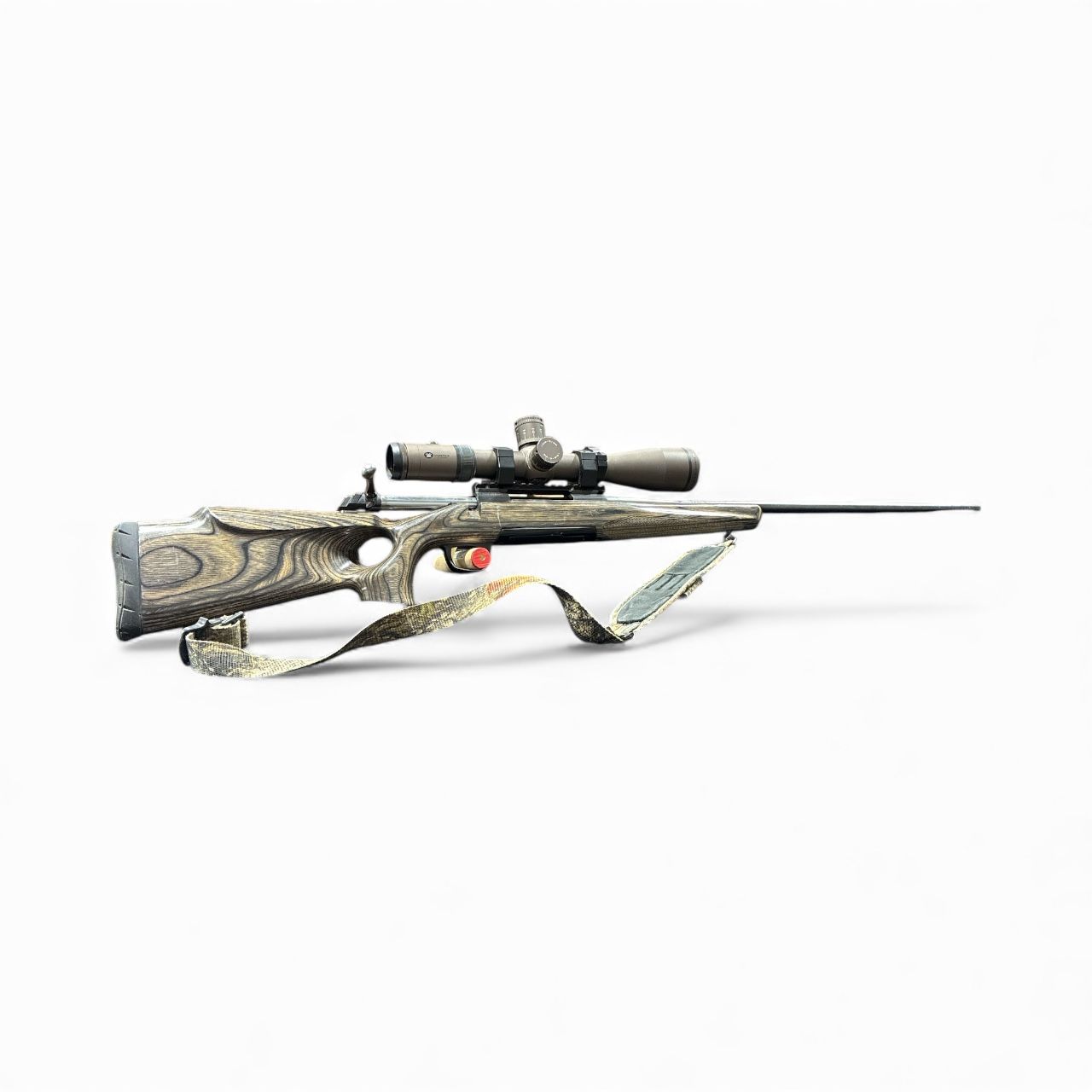CONSIGN BROWN X-BOLT ECLIPSE 300WIN GRY LAM THUMBHOLE W/ VOR RAZOR 5-20X50