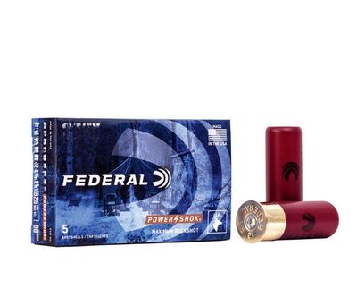 FED POWER SHOK BUCKSHOT 12GA