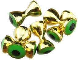 SR REAL-EYES PLUS, Color: GOLD/CHARTREUSE, Size: 3/16"