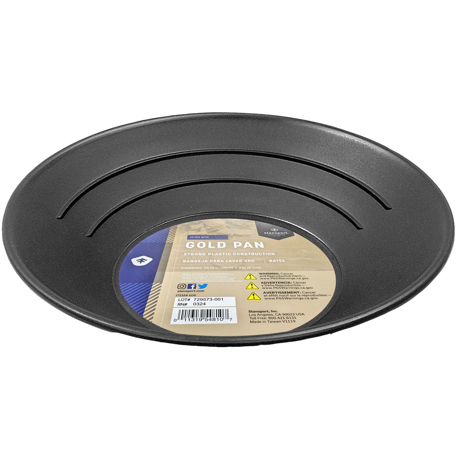 STAN GOLD PAN BLACK, Size: 10.5"