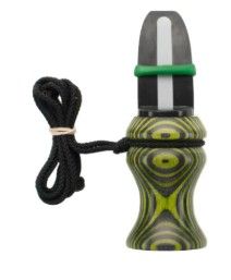 PHELPS EZ-ESTRUS EXTERNAL ELK CALL WOOD, Color: GREEN HORNET