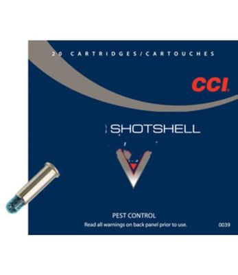 CCI SHOTSHELL 22WMR 52GR #12SHT