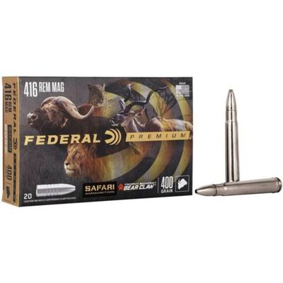 FED 416 REM 400GR TROPHY BONDED SLEDGEHAMMER CAPE-SHOK