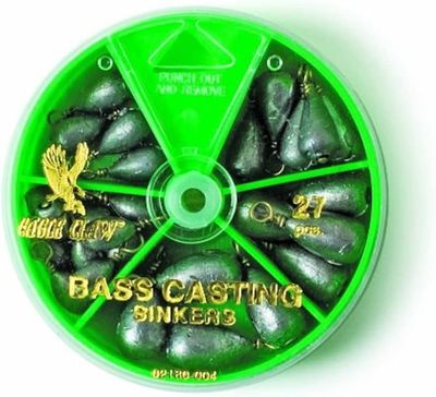 EC BASS CAST SINKER ASST 27PK