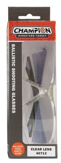 CHAMP BALLISTIC CLEAR YOUTH SHOOTING GLASSES