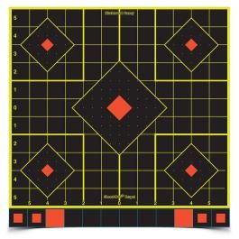 BWC SHOOT-N-C 12" SQUARE/DIAMOND TARGET 5PK