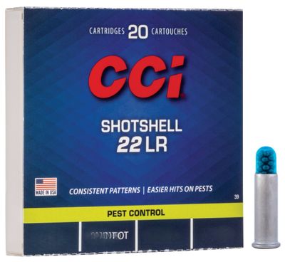 CCI SHOTSHELL 22 EX LR #12 SHOT 1000FPS 20PK (single)