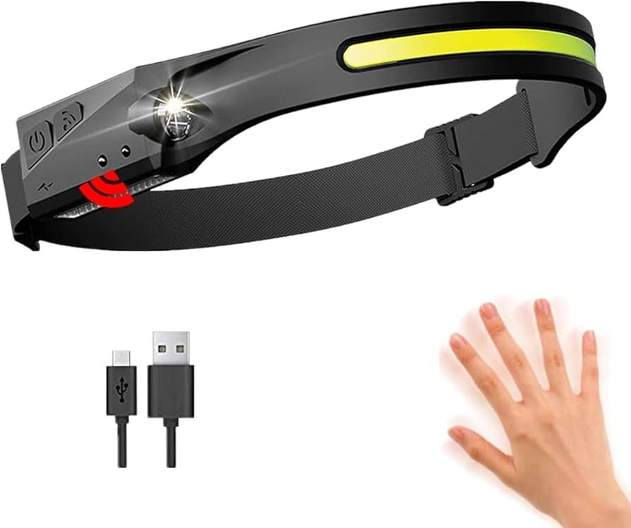 BIT4 INDUCTION HEADLIGHT BAND W/ USB RECHARGE CORD