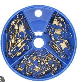 EC BARREL SWIVEL ASST KIT W/ SAFETY SNAP 20PK