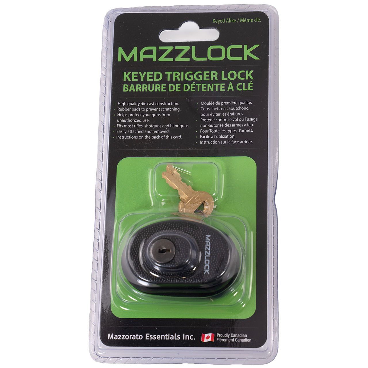 MAZZ KEYED TRIGGER LOCK
