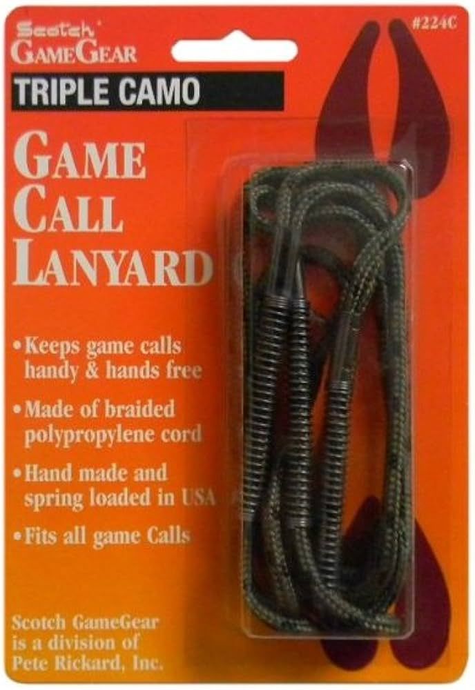 PR CAMO TRIPLE LANYARD