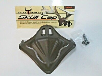 SKH SKULL CAP PLATE BROWN (SAML/MED GAME)