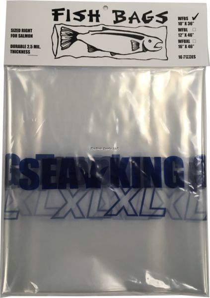 TXL CLEAR FISH BAG 16"X46" 5PK