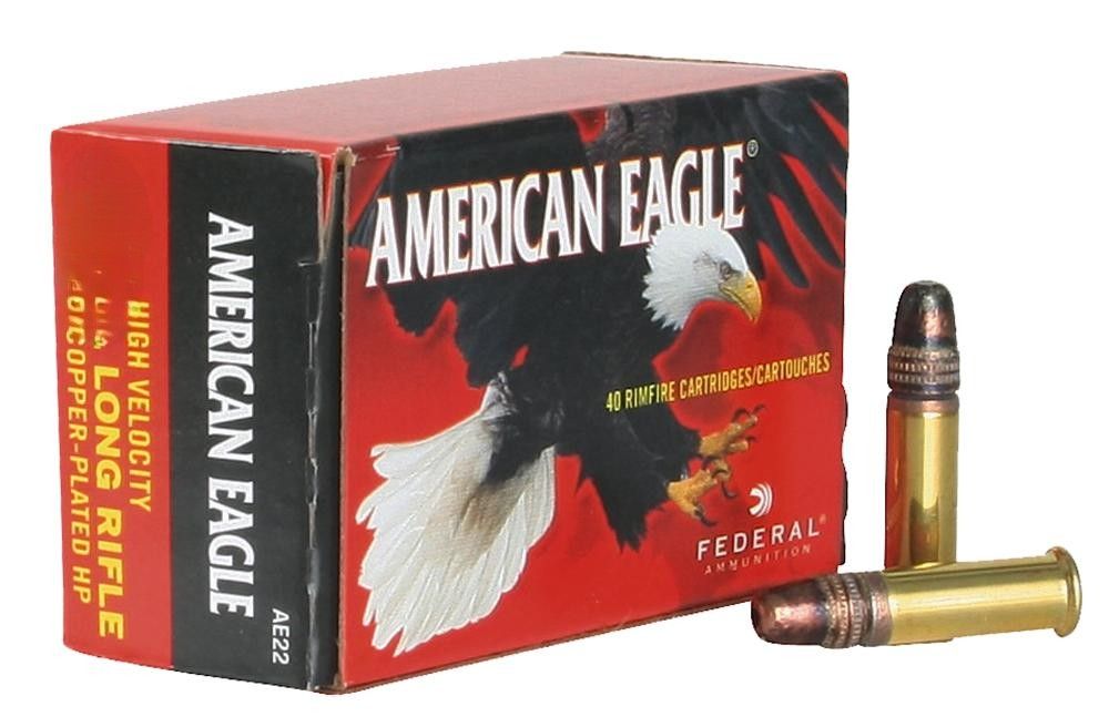 FED AMERICAN EAGLE 22LR 38GR COPPER PLATED HP 400PK (brick)