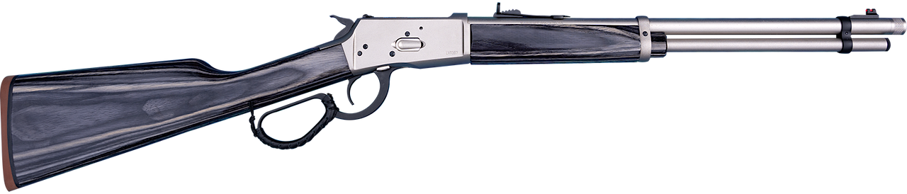 CAN WRANGLER 357MAG 18.5" NICKEL/GRAY LAMINATED LEVER ACTION