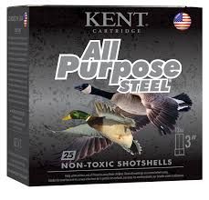 KENT ALL PURPOSE STEEL 12GA 3" 1-1/4oz #2 (single) 25PK