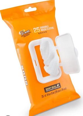 DDW DURABLE WASH CLOTH 25PK UNSCENTED
