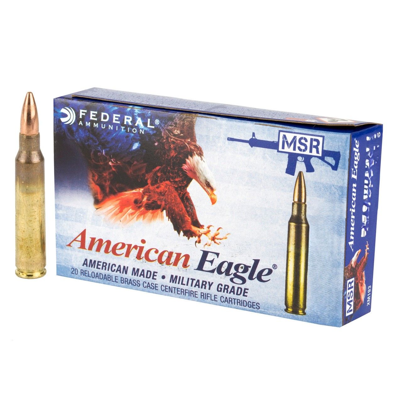 FED AMERICAN EAGLE MSR 5.56X45MM (223) 55GR FMJ 3165 FPS
