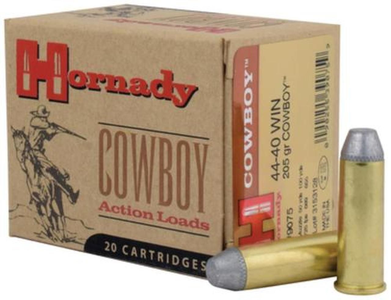 HOR COWBOY, CAL.: 44-40 WIN, GR.: 205 GR, BULLET: LFN