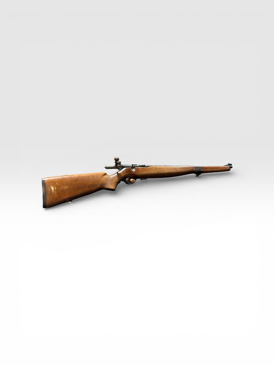 USED MOSS 42M 22 L,S,LR FULL WOOD STOCK SINGLE BOLT ACTION