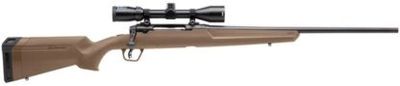 SAV AXIS II XP 243WIN 22" FDE BOLT ACTION PKG W/ BUSH BANNER 3-9X40