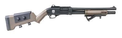 REV MAULER 12GA 16" FDE PUMP ACTION