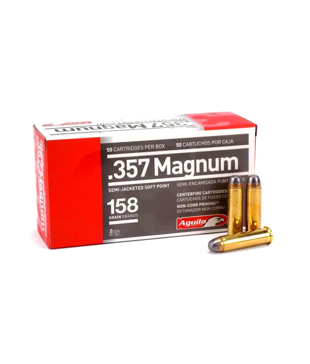 AGUILA 357MAG 158GR SEMI ENCAMISADA 50PK