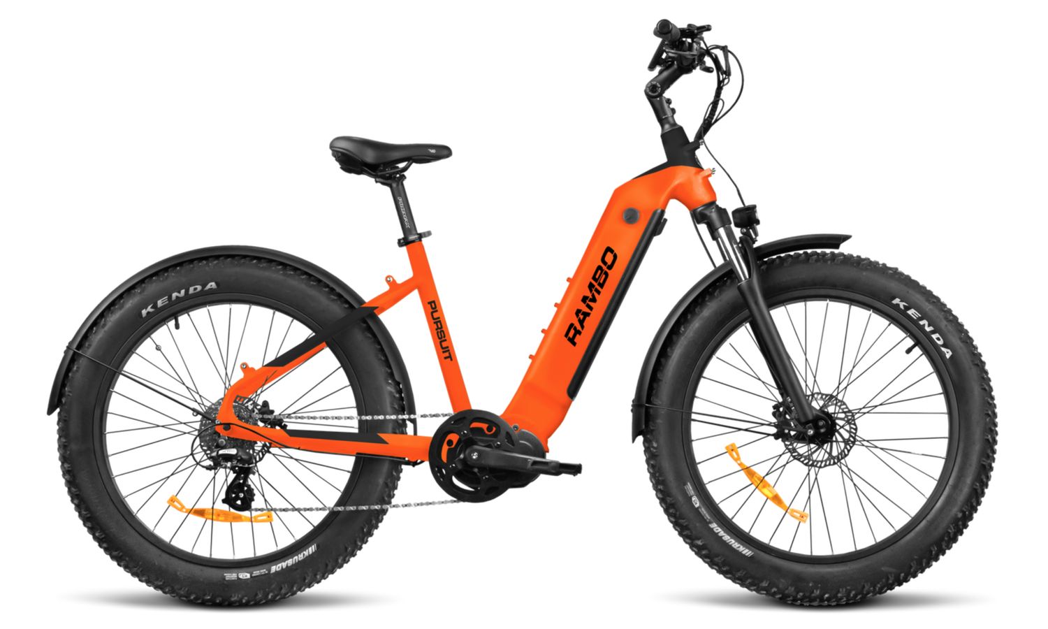 Rambo Pursuit 2.0 Step-Thru, Color: Orange/Matte Black