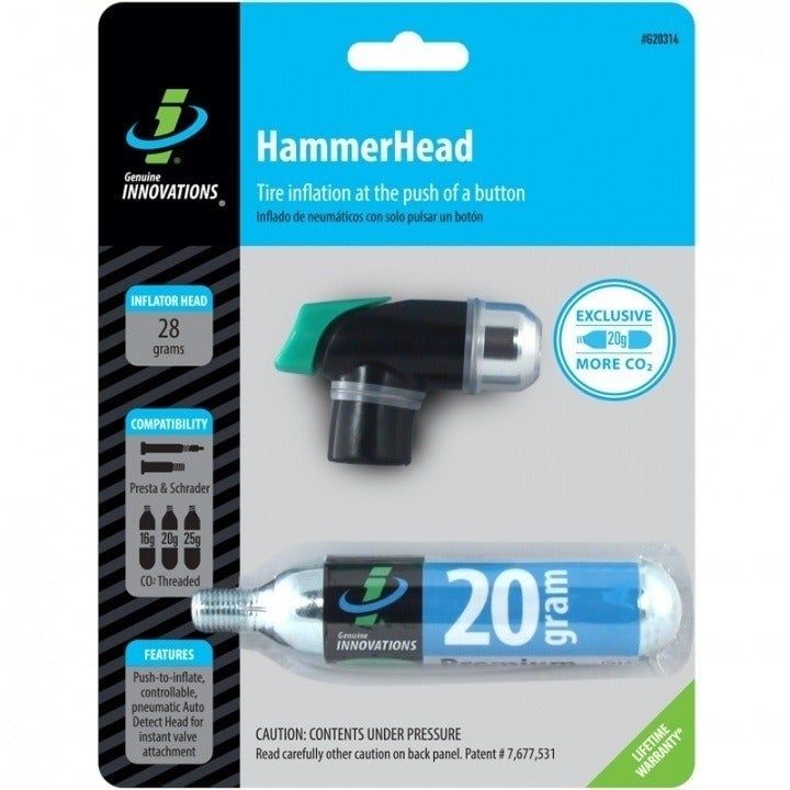 PUMP INO Co2 HAMMERHEAD PUSH BUTTON MINIw/20g CARTRIDGE