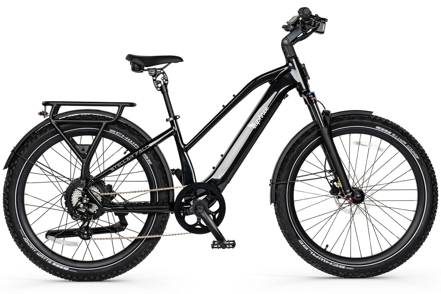 Euphree Stellar Falcon Mid Step, Color: Onyx Black