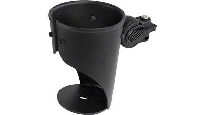 Delta Grande Beverage Holder/ Water Bottle Cage: Handlebar Mounted Black