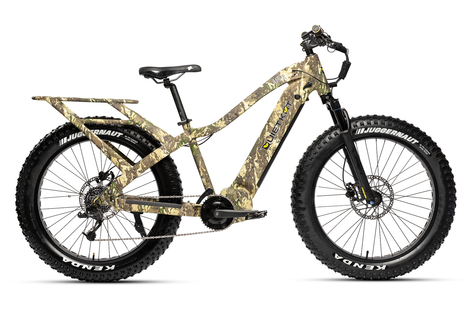 QuietKat Apex Sport, Color: Angle Earth Camo, Size: 19”, Motor: 1000 Watt